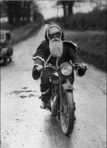 Santa Claus motorcycle